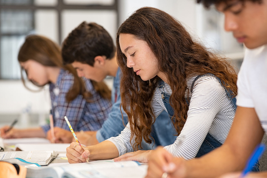 Students in classroom